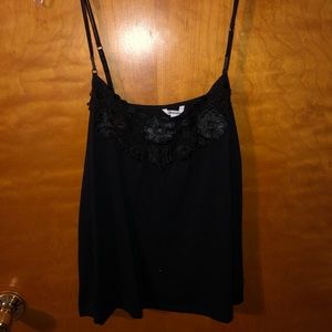 Aeropostale Black Lace Camisole Top